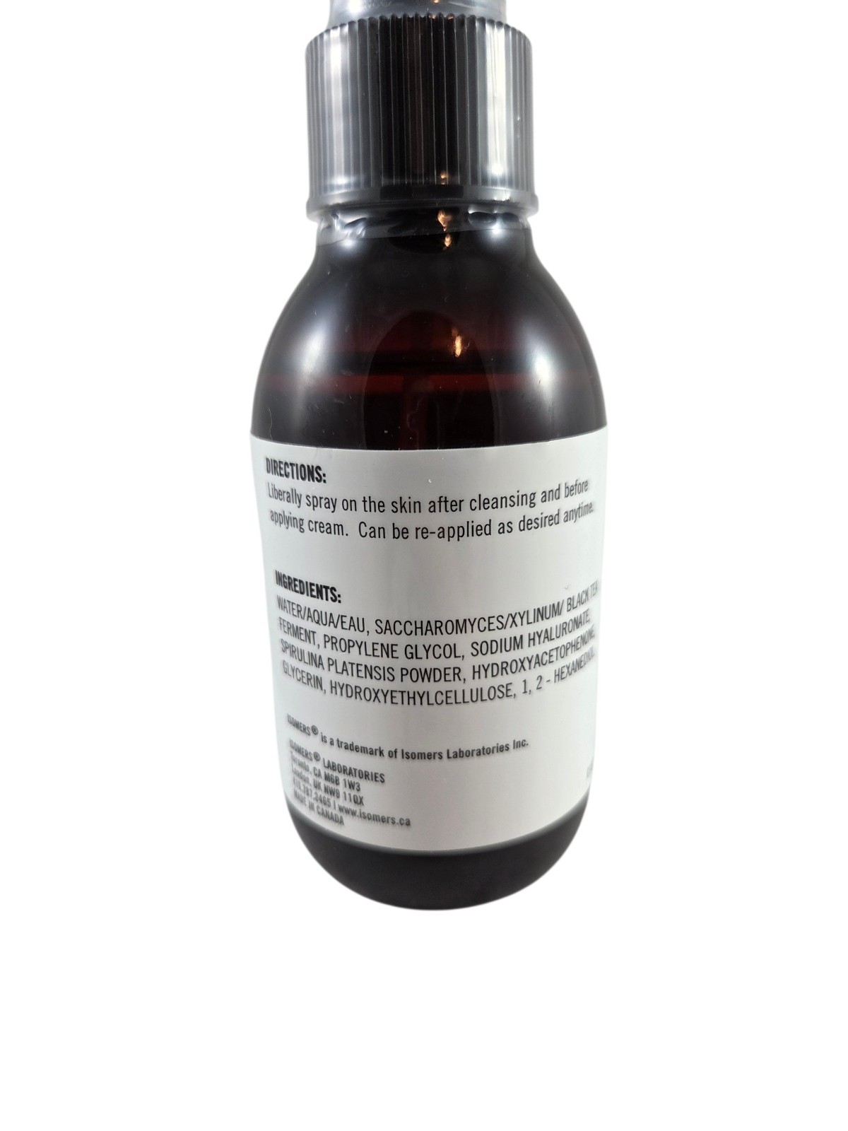 Isomers Skincare Nutri Fusion Phyto Mist Toner 4.06oz NEW Anti Aging Smoothing