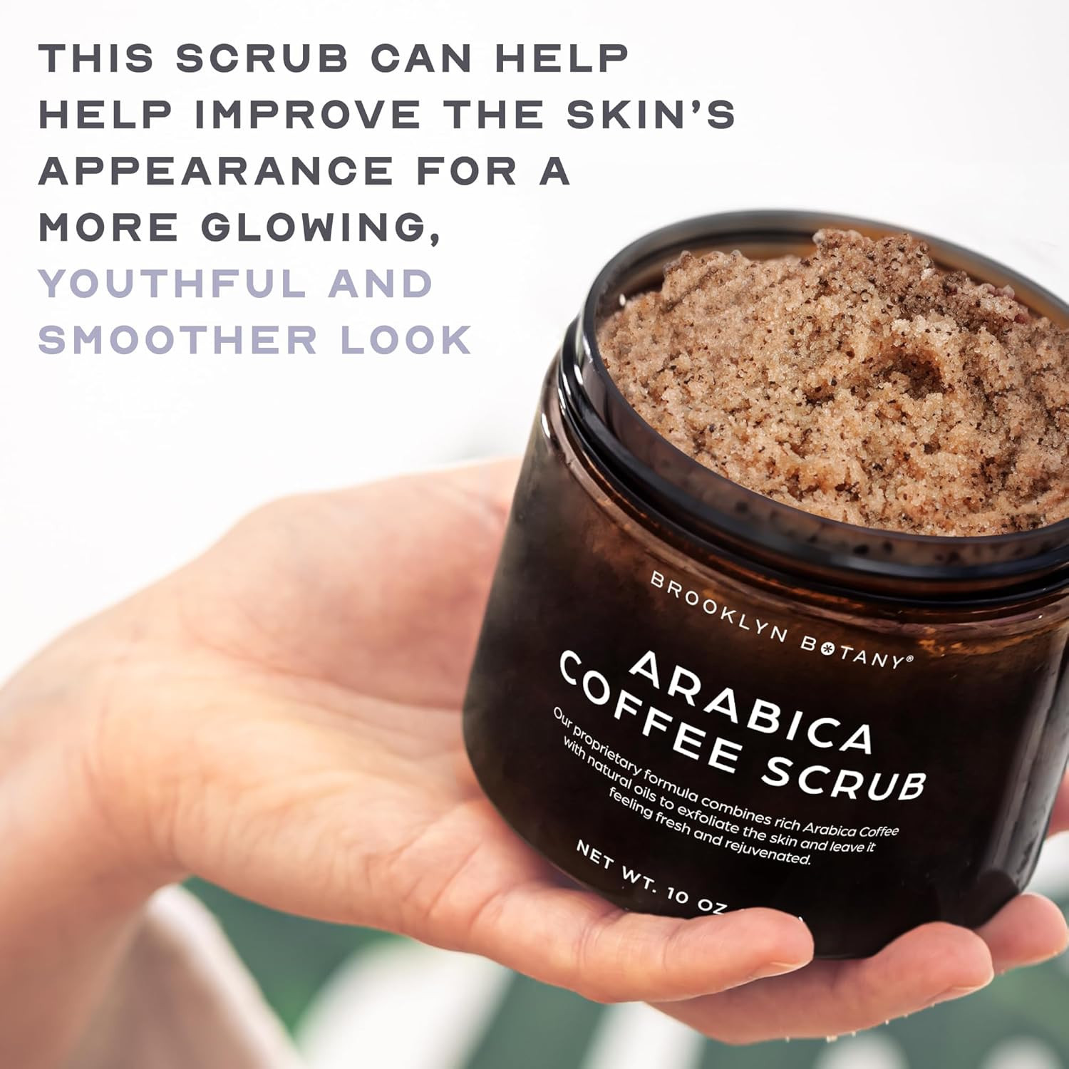 Arabica Coffee Body Scrub Exfoliating Moisturizing Face Body Hand Foot 10 Oz
