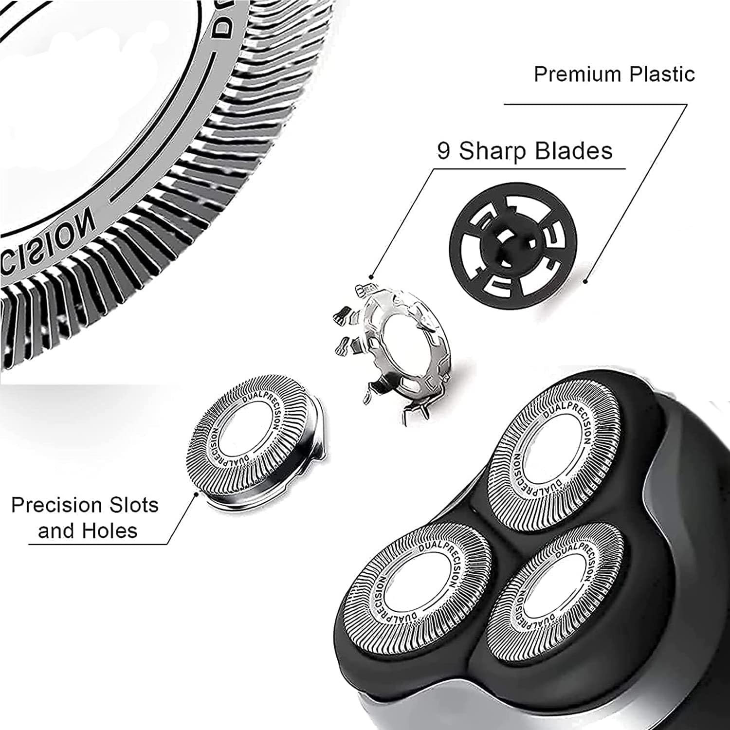 Tomorrow Will Be Better Hq8 Replacement Heads For Philips Norelco Aquatec