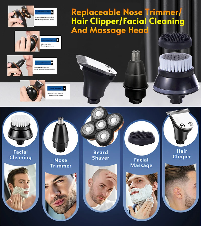 Electric Shaver Replacement Head Nose Trimmer Hair Clipper Floating Cutter Razor