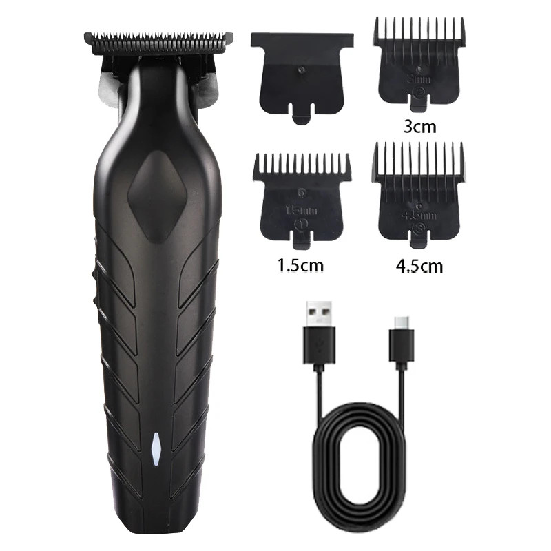 Professional Hair Clipper 0mm Carving Clipper Men’s Cordless Hair Trimmer Electr