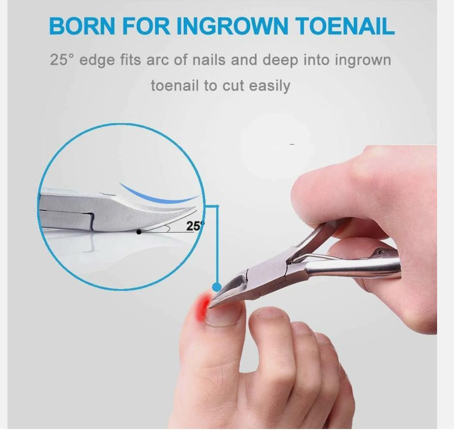 Toenail Clippers Fits Thick Ingrown Toe Nails Heavy Duty Precision Nail Scissor
