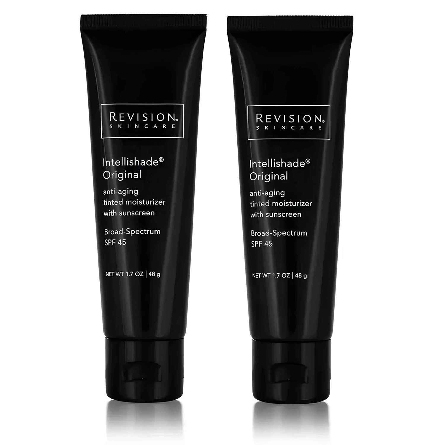 NEW 2 PACK Revision Intellishade Original SPF 45 Moisturizer Sunscreen 1.7 Oz