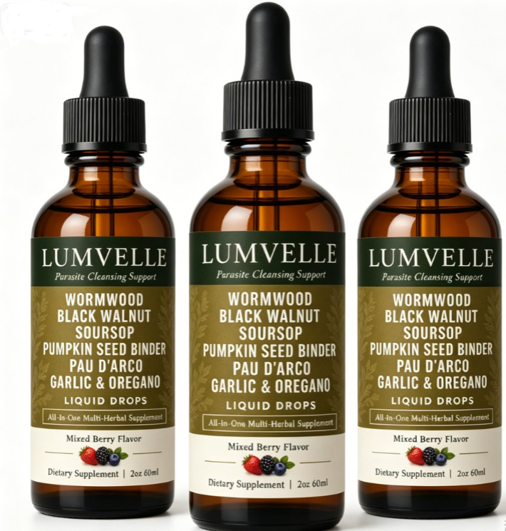 LUMVELLE Wild Harvested Wormwood Herbal Liquid Botanical Supplement Drops 1-5pcs