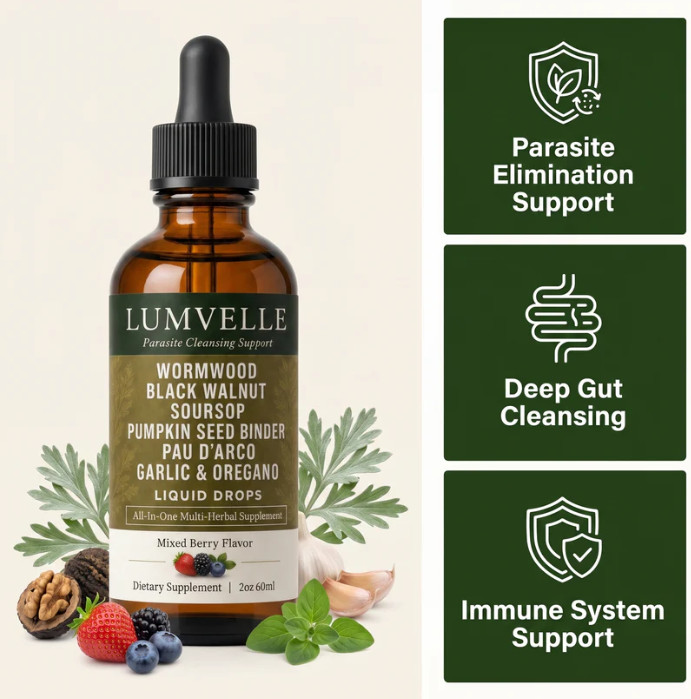 LUMVELLE Wild Harvested Wormwood Herbal Liquid Botanical Supplement Drops 1-5pcs