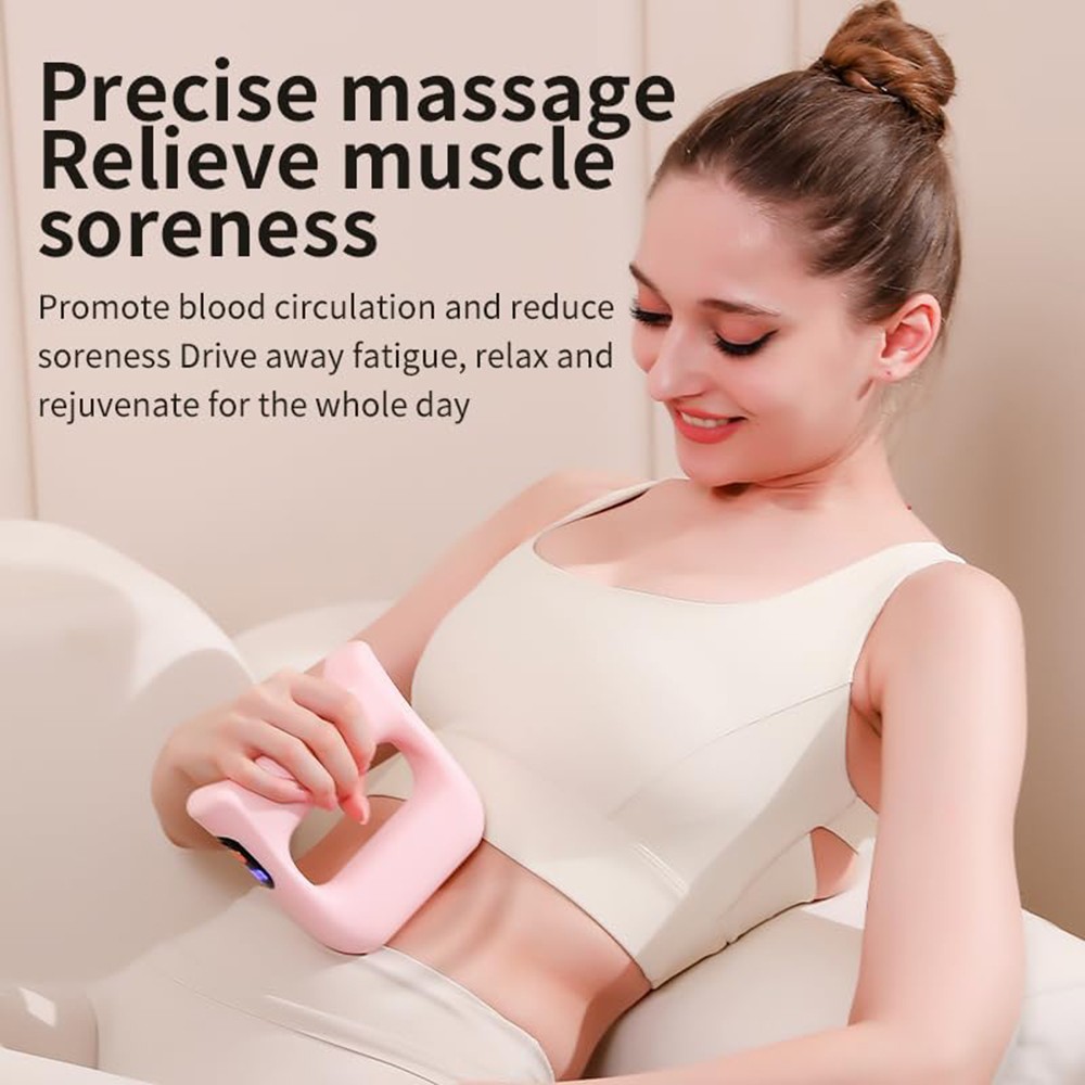 Fascia Ring Massager w/ Strap 5-Mode Full Body Relief & Portability Waist & Legs
