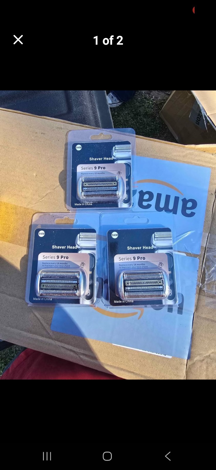 Series 9 Pro Shaver Head Replacement 94M Silver