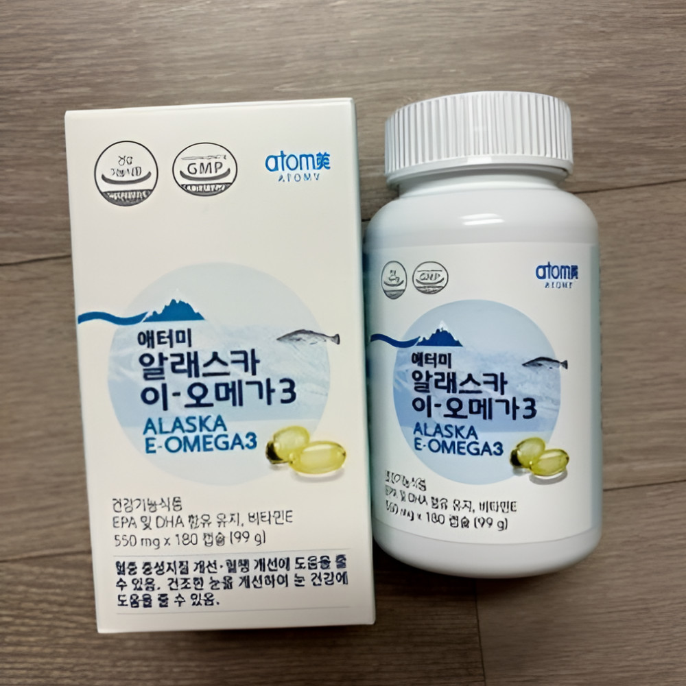 Atomy Alaska E-Omega 3 High-Quality EPA DHA 700mg 180 caps