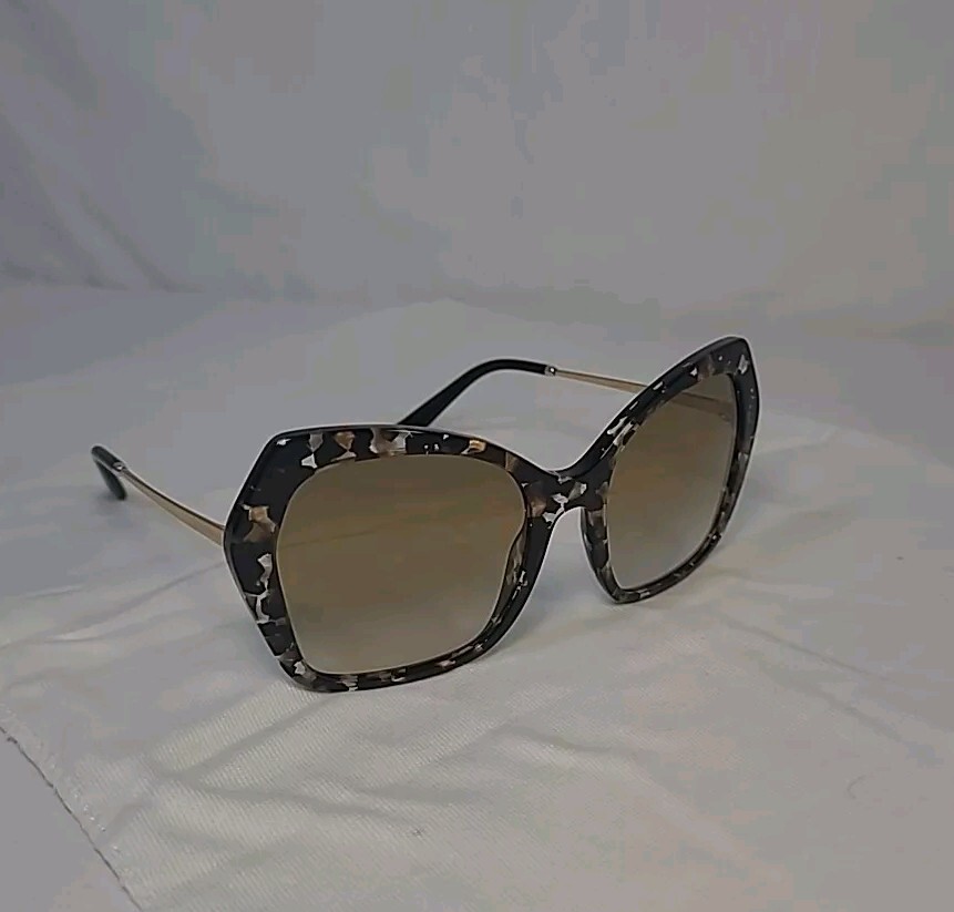 Dolce & Gabbana Sunglasses Black Gold Brown 911/6E DG4399-F 56-20-145