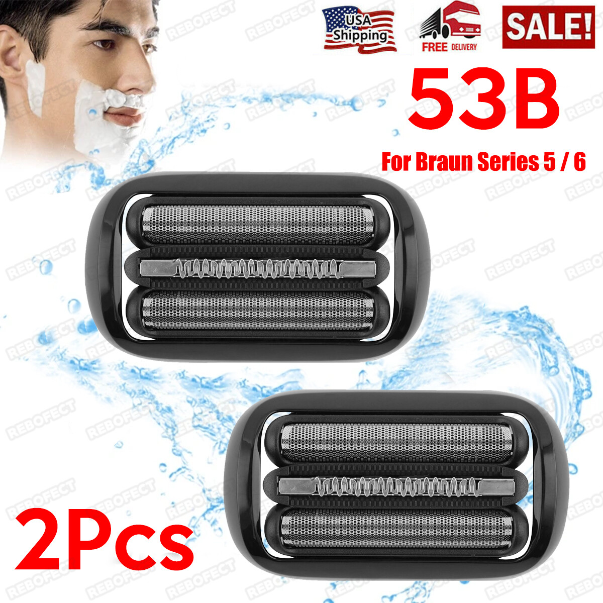 53B Series 5 & 6 Replacement Head Cassette Foil Cutter Shaver Blade 5020Cs 5018S
