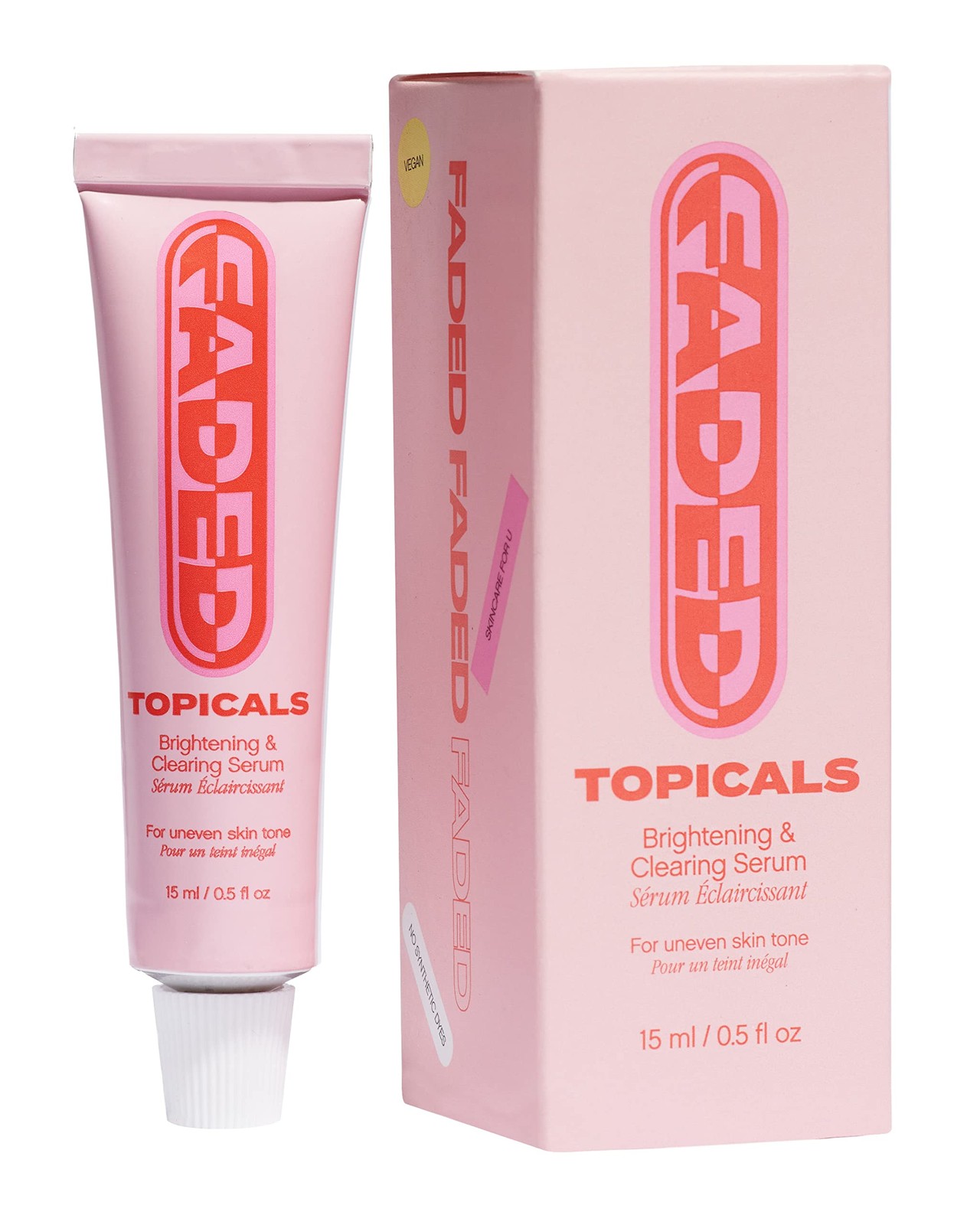 , Faded Brightening Serum, Reduces Discoloration, 0.5 Fl Oz