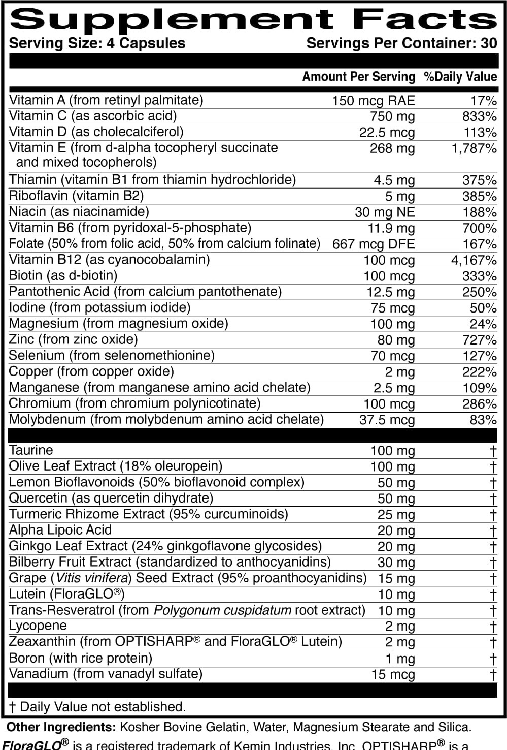 MacularProtect AREDS 2 + Multivitamin, 120 Ct – Vision & Whole Body Support