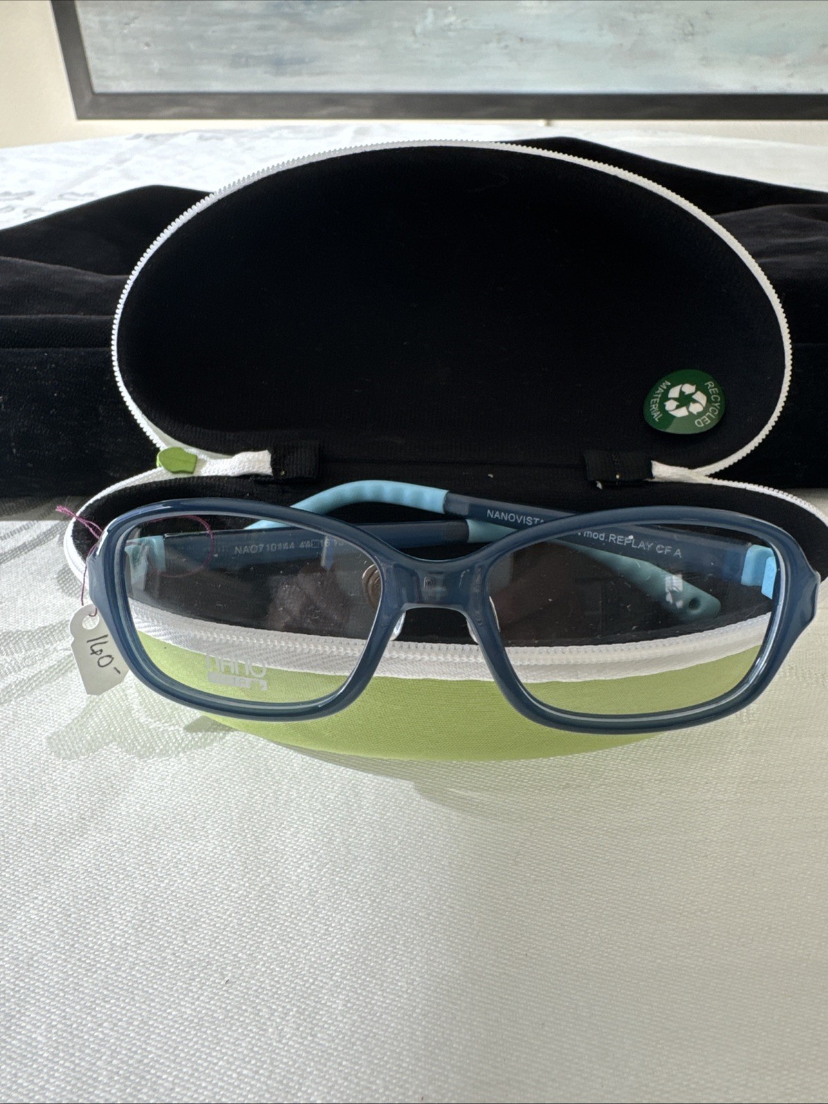 Nano Vista Spain Mod. REPLAY CFA NAO71044 44-16-134 Blue Eyeglasses W/Case