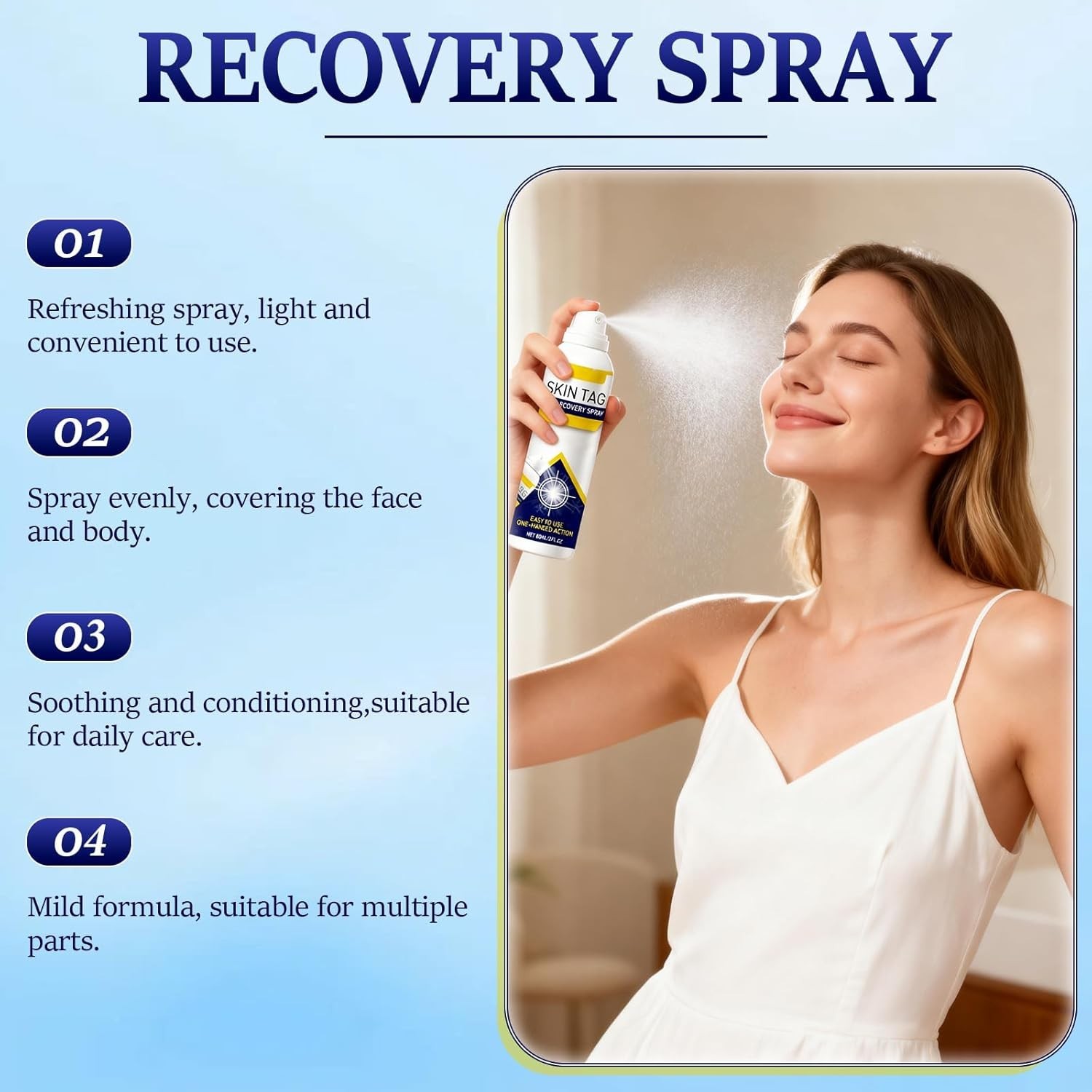 2Pcs ChillErase Bump Renewal Spray,Soothing And Cooling Formula,Reduces Skin …