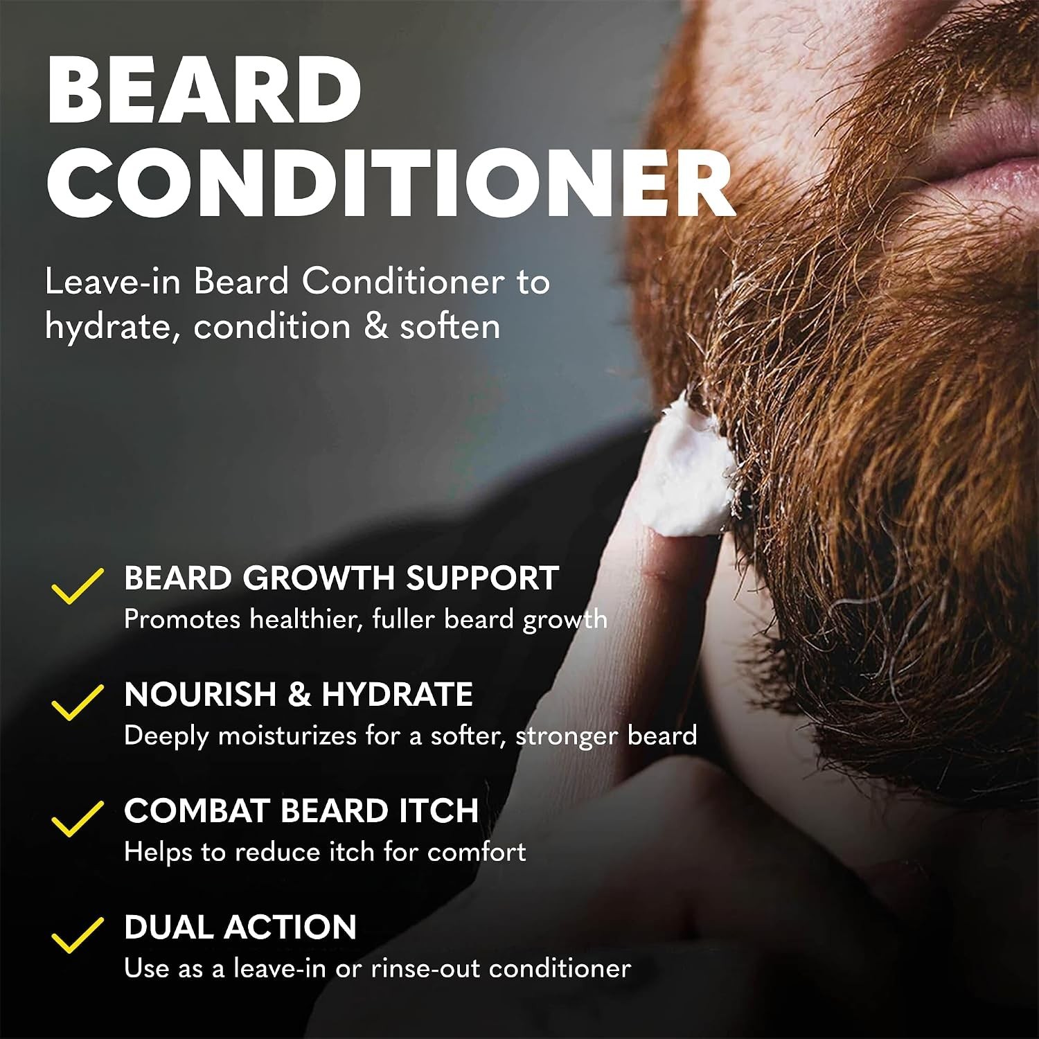 Beard Wash and Conditioner Set – Facial Hair Shampoo & Leave-In Conditioner f…