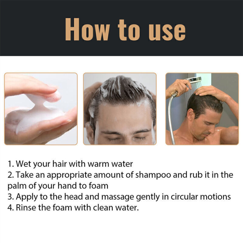 1-3PCS 200ml Root Activator Shampoo SPARTAN Hair Loss Shampoo Root Activator