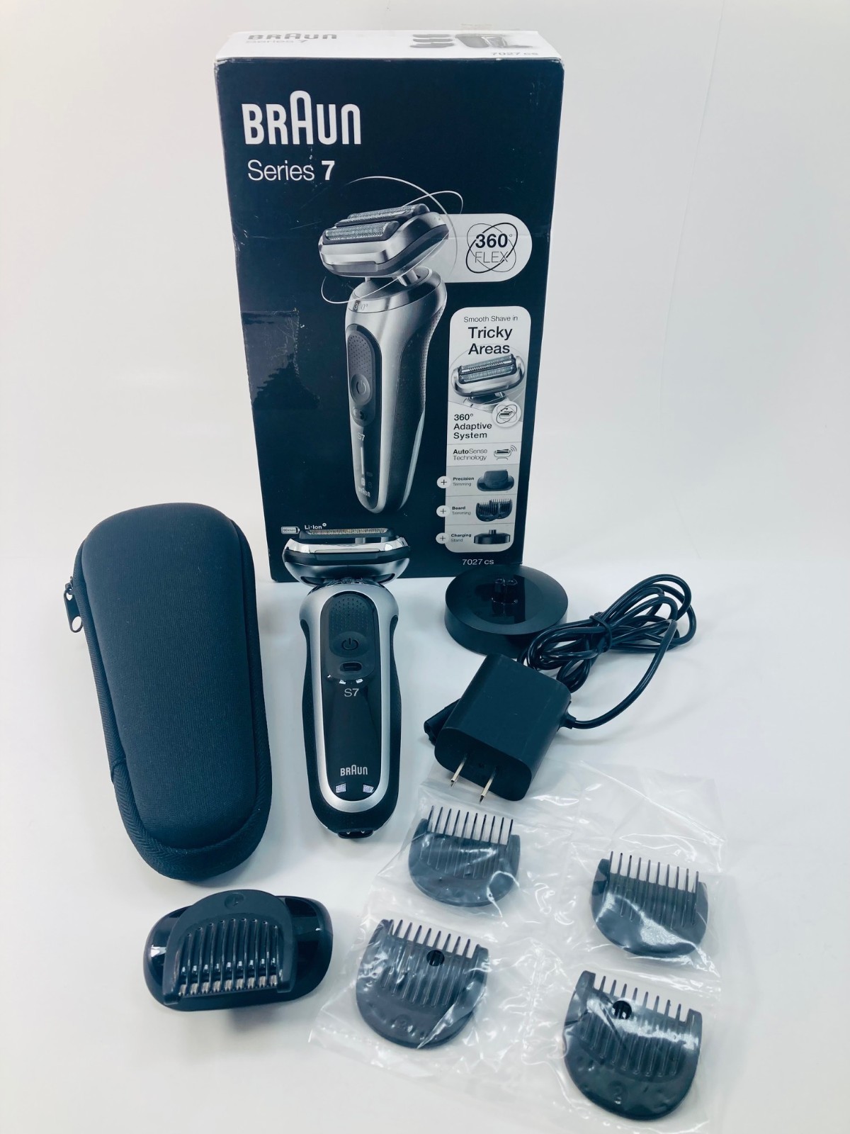 Braun Series 7 360 Flex Electric Shaver Wet & Dry Rechargeable