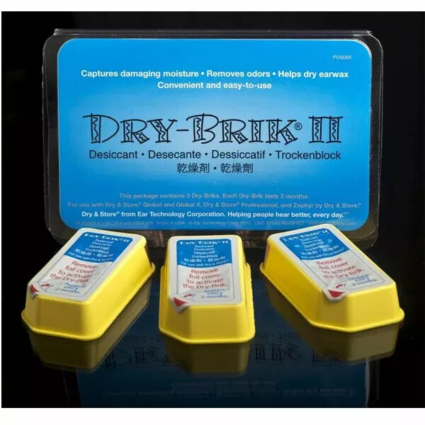 Dry-Brik II Desiccant Blocks Dry & Store 6 PACK USA SELLER (2 packs of 3 briks)