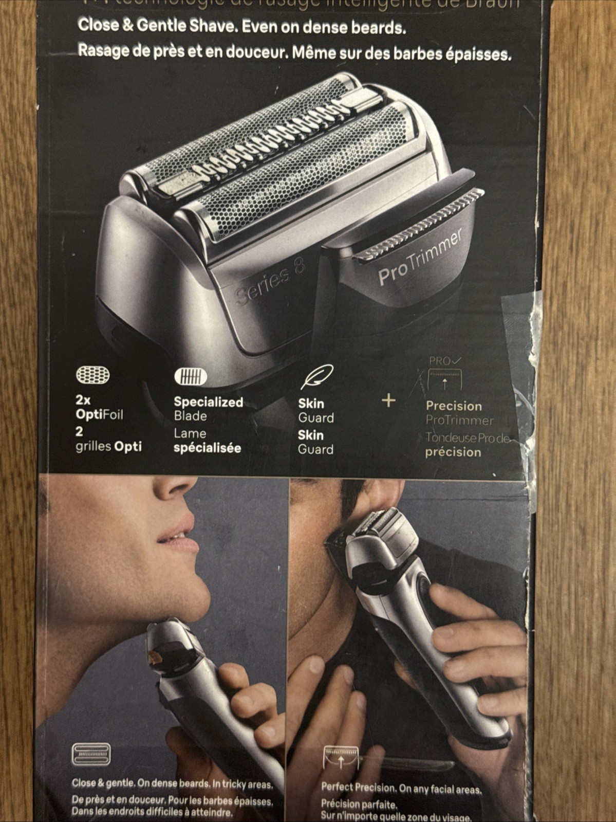 Braun Series 8 S8 8517s Wet Dry Cordless Foil Shaver ProTrimmer Kit