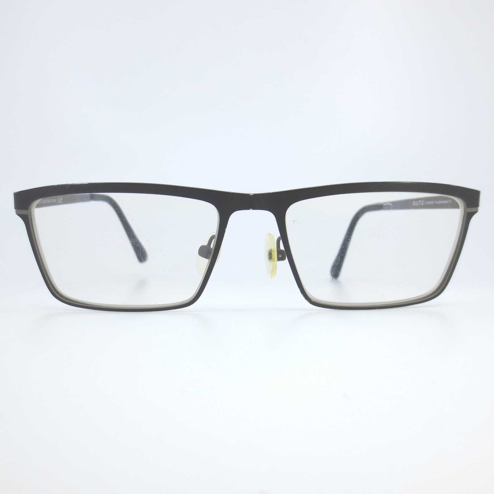 Dutz Eyewear DZ612 Col.95 Rectangular Frames Grey Black 54-18-140 Netherlands