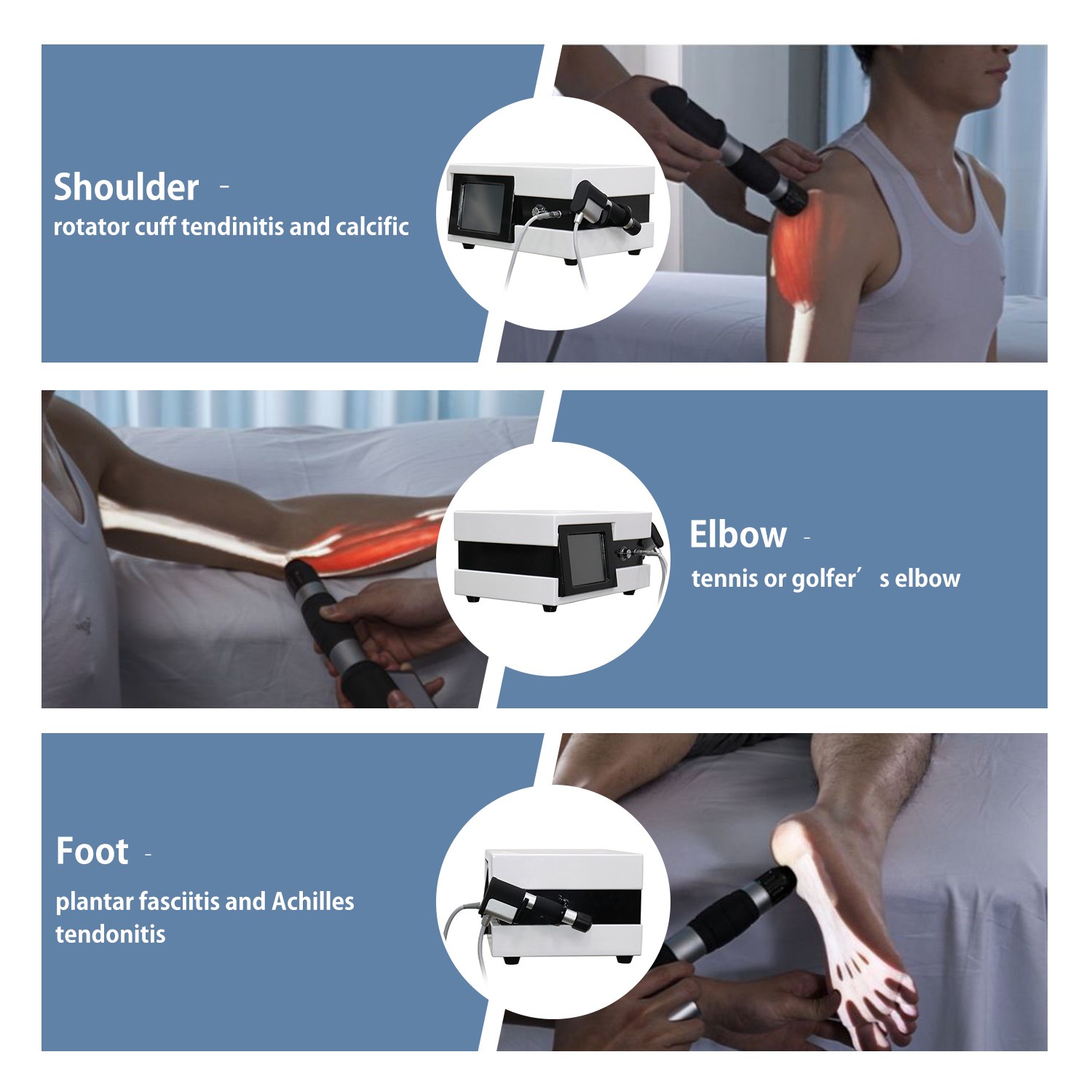 10 Bar ED Shockwave Therapy Machine Pneumatic Shock Wave Treatment Pain Relief