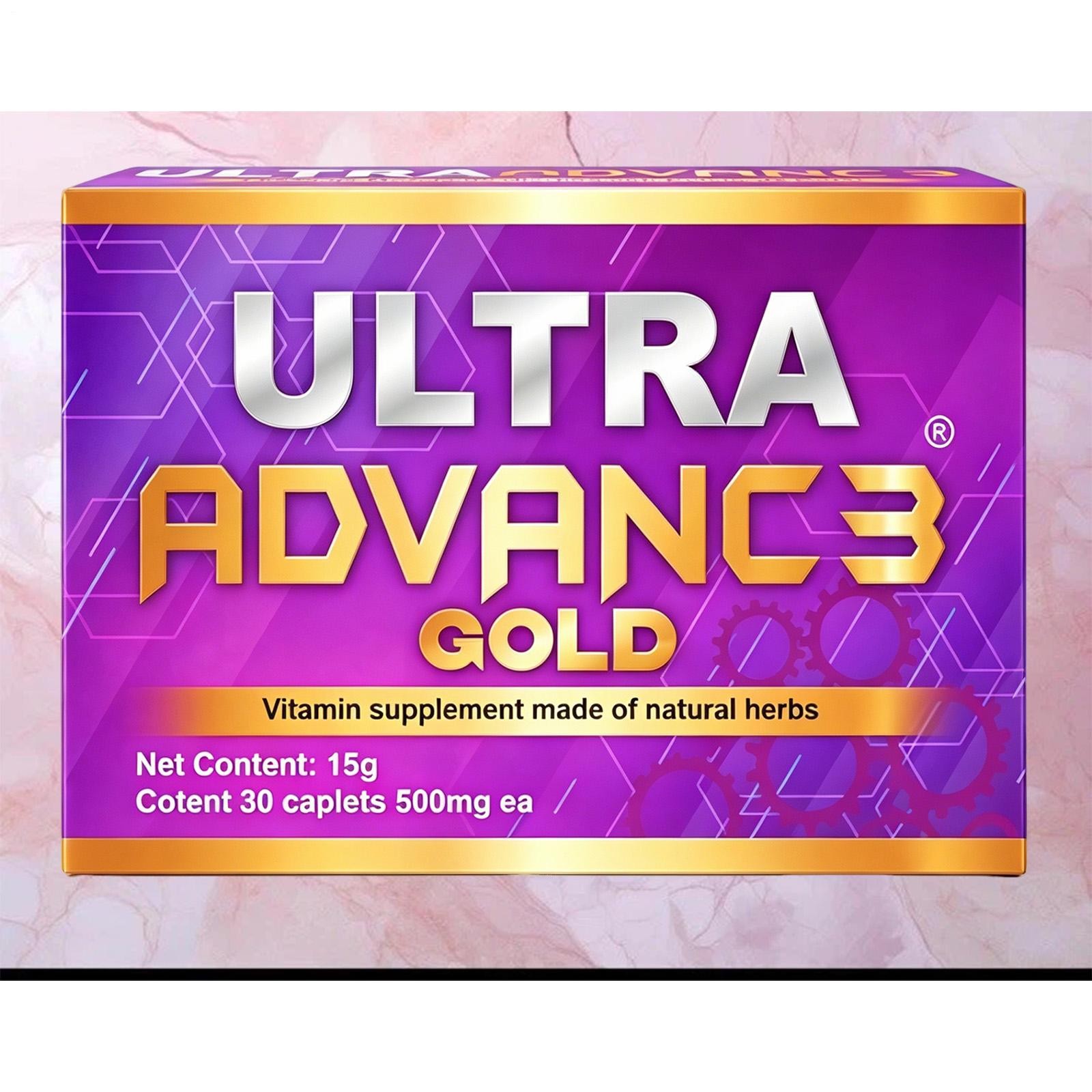 Ultra Advance Vitamin & Mineral Supplement 30 Capsules 500 mg