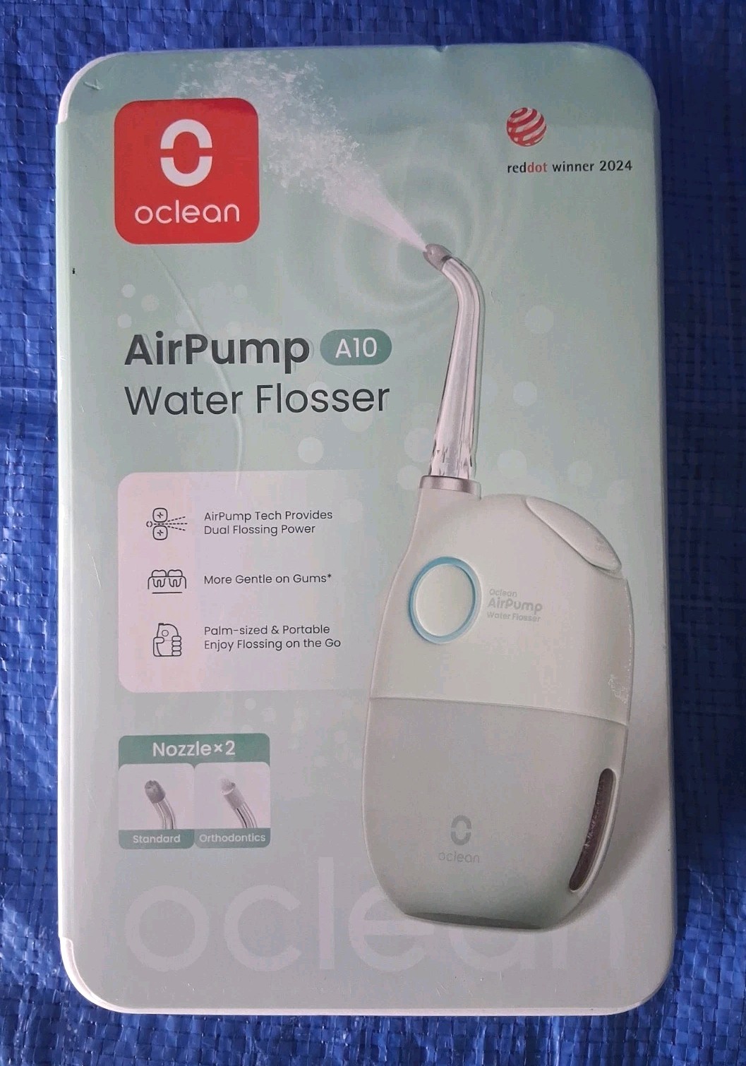 Oclean A10 AIRPUMP WATER FLOSSER Cordless Portable Teeth Cleaner – NEW, SEALED