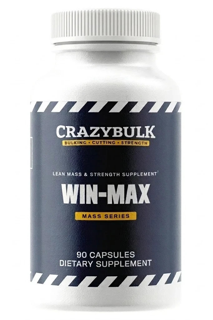 CRAZYBULK WIN-MAX | Natural Anabolic Body Building Supplement 1 Pack