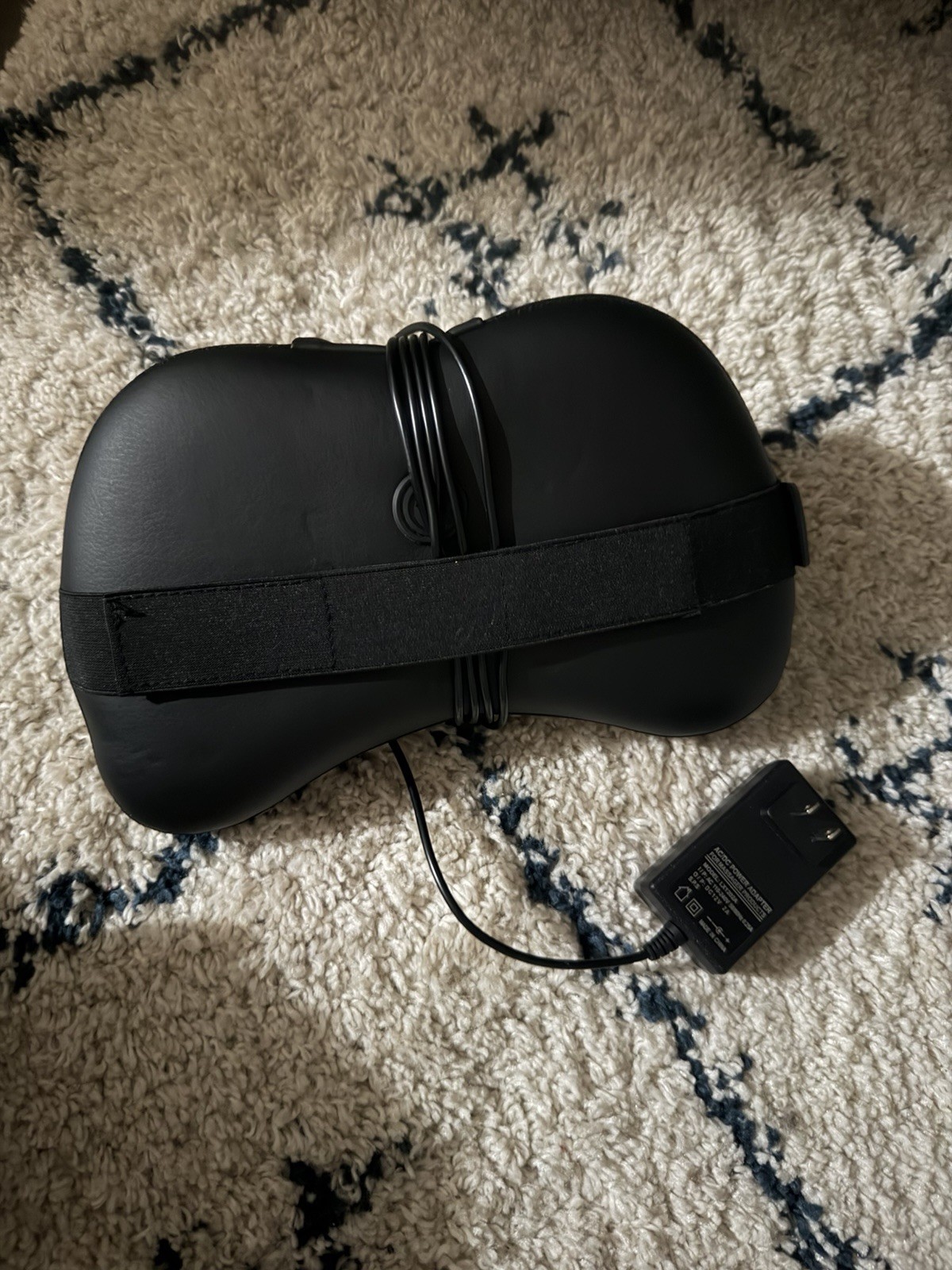 Heated Corded Electric Neck Massager Pillow, Black Mesh/Faux Leather