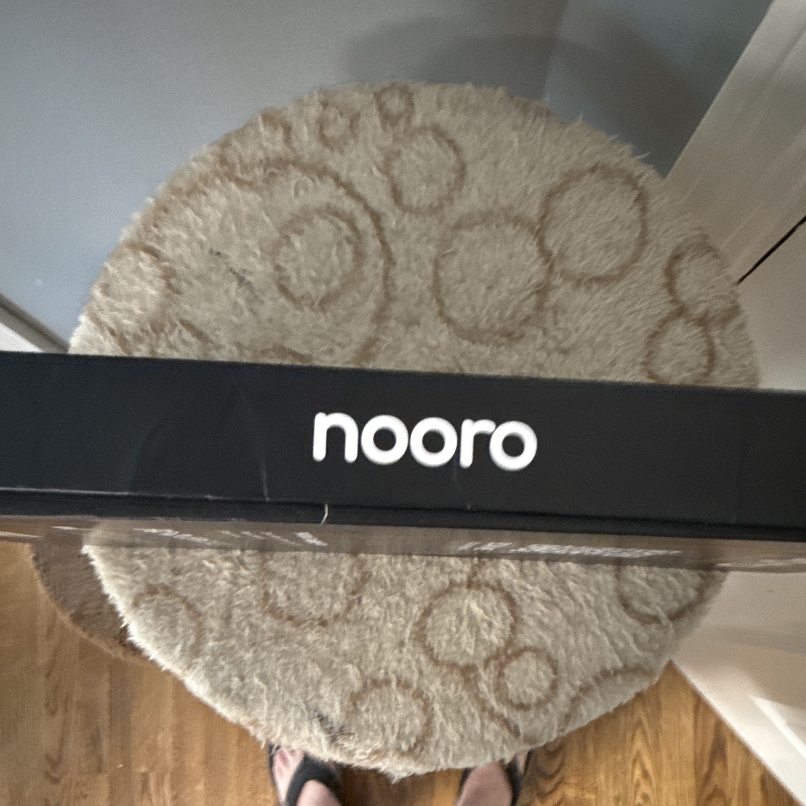 Nooro Foot Massager TENS/EMS Rechargeable Battery Powered Black SM9187
