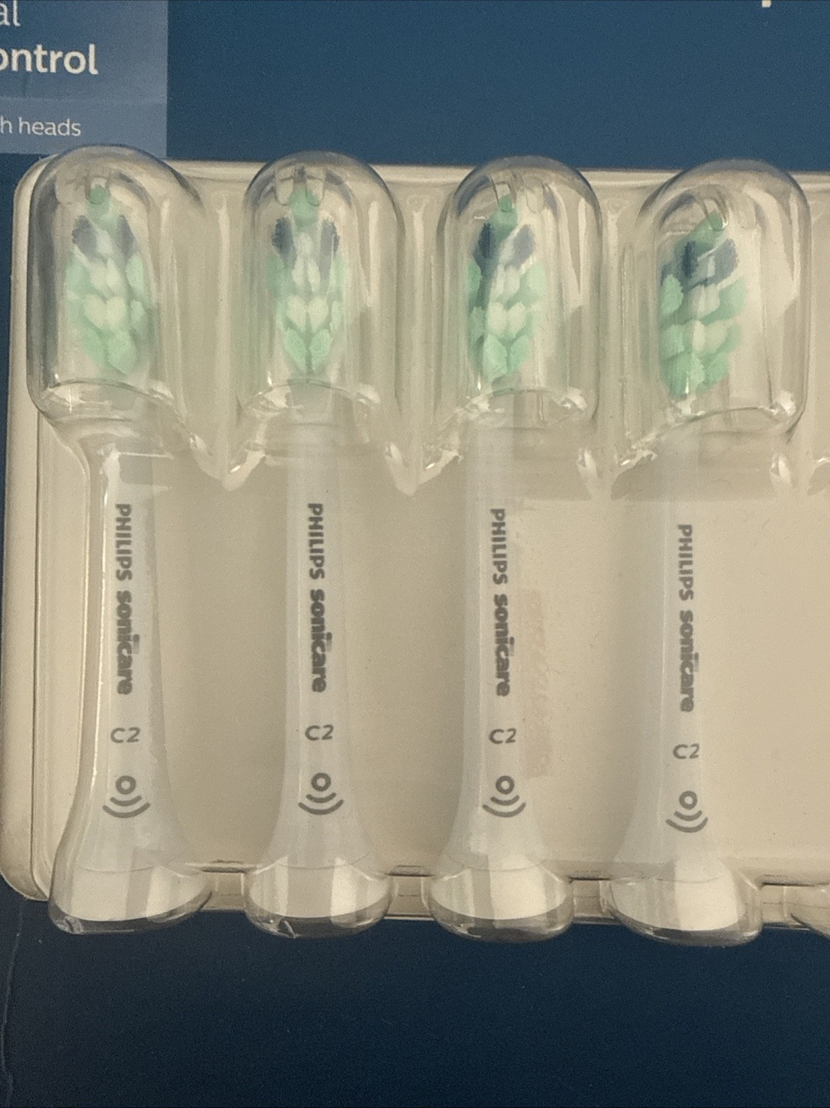 Philips Sonicare C2 Replacement Head Tooth Brush Head (4 Pack)