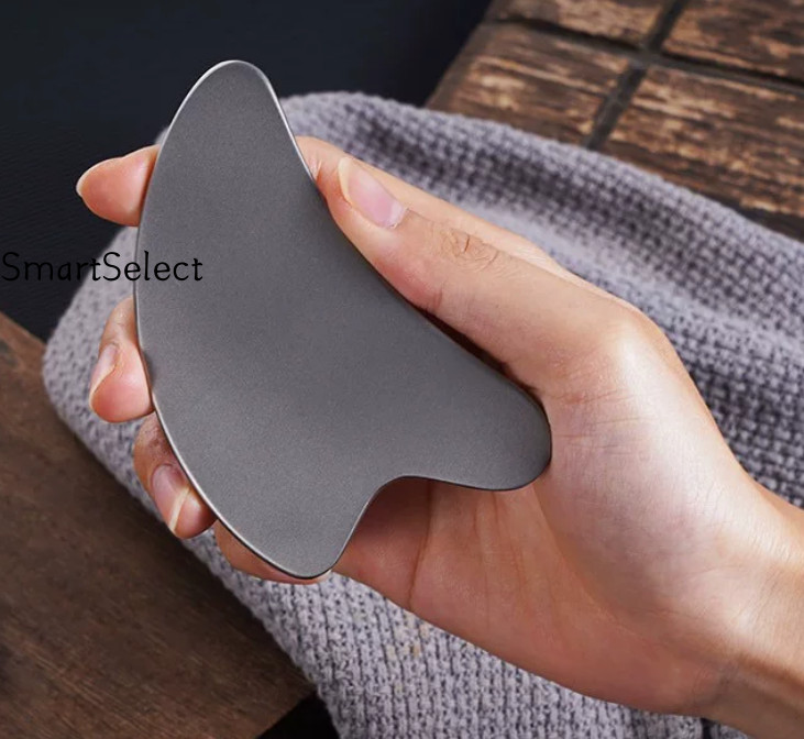 Titanium Gua Sha Board Facial Scraping Tool Face Massager Body Anti-allergic