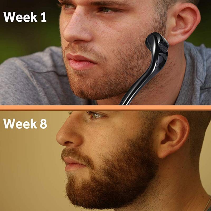 Beard Derma Roller thicker fuller Beard Growth faster beard growth Micro Needle