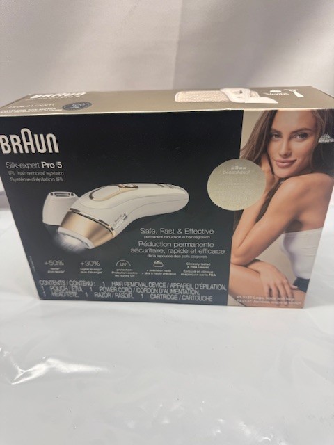 Braun Silk Expert Pro 5 PL5157 Laser Hair Removal System for W & M- *Open Box