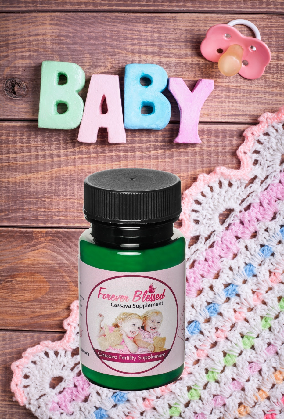 Organic Cassava Root Fertility Pills – Vitamin Supplement for Twins -Pregnancy