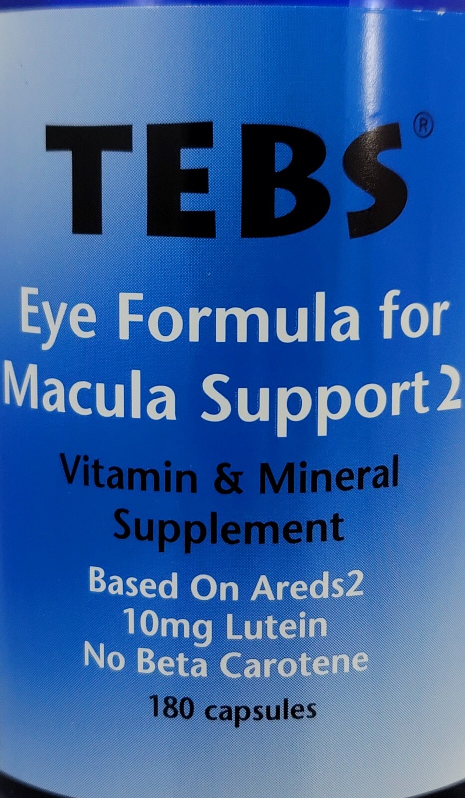 4 Bottles TEBS Macular Degenaration Eye Vitamins AREDS 2 – One Year Supply