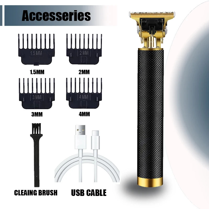 Portable Hairdressing Clipper USB Fast Charging Approaching Zero Gapped Cutting