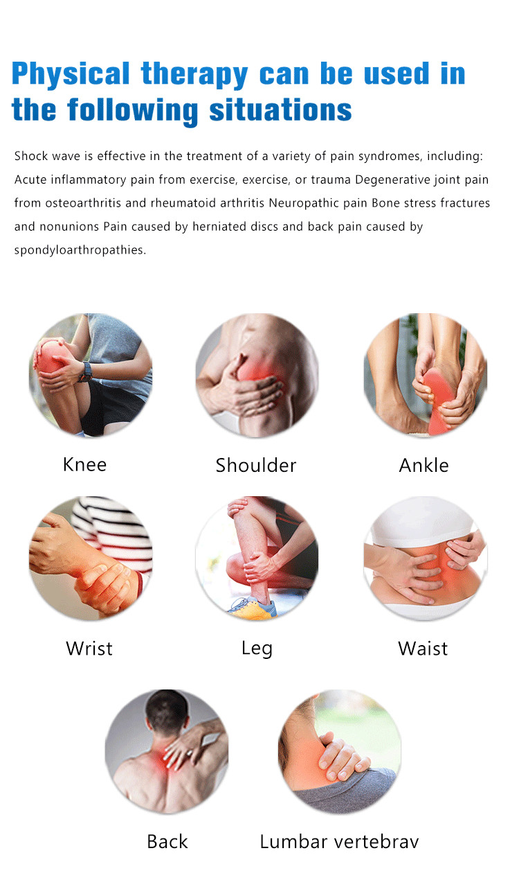 Professional Radial Pneumatic Shockwave Therapy Machine Pain Relief ED Treatment