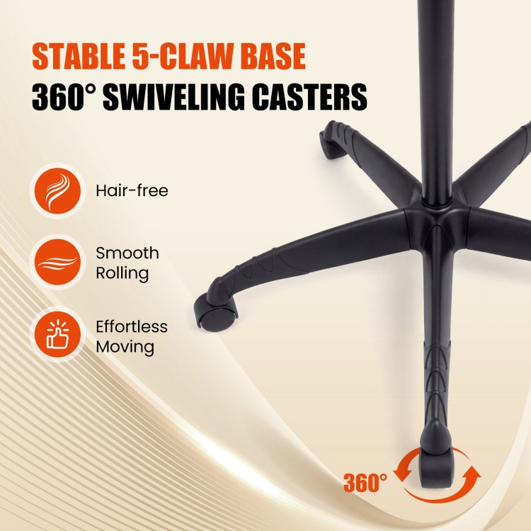 Salon Standing Hair Bonnet Dryer — 40–60°C, 60-Min Timer, Wheels