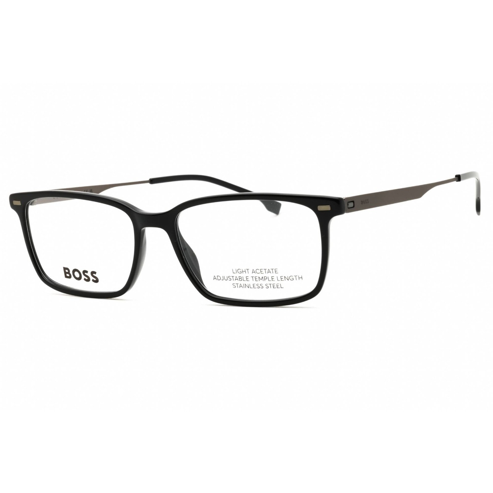 Hugo Boss Men’s Eyeglasses Rectangular Plastic Full Rim Frame 1643 0ANS 00