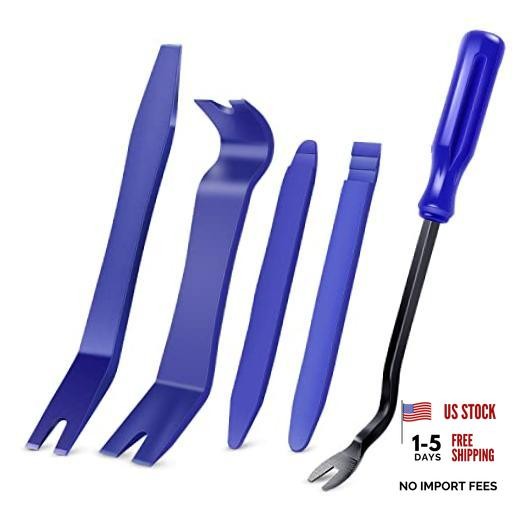 GOOACC 5PCS Auto Trim Removal Tool Kit No-Scratch Pry Tool Kit for 5Pcs Blue