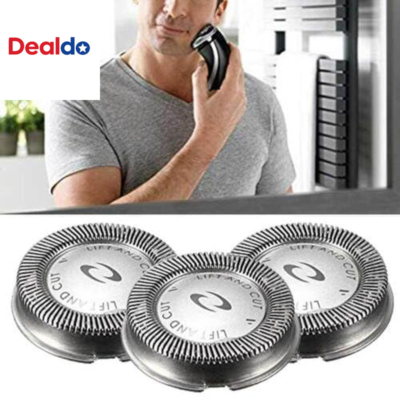 3Pcs HQ55 Replacement Shaver Heads for Philips Norelco HQ3 HQ4 HQ55 HQ56 HQ6 Ele