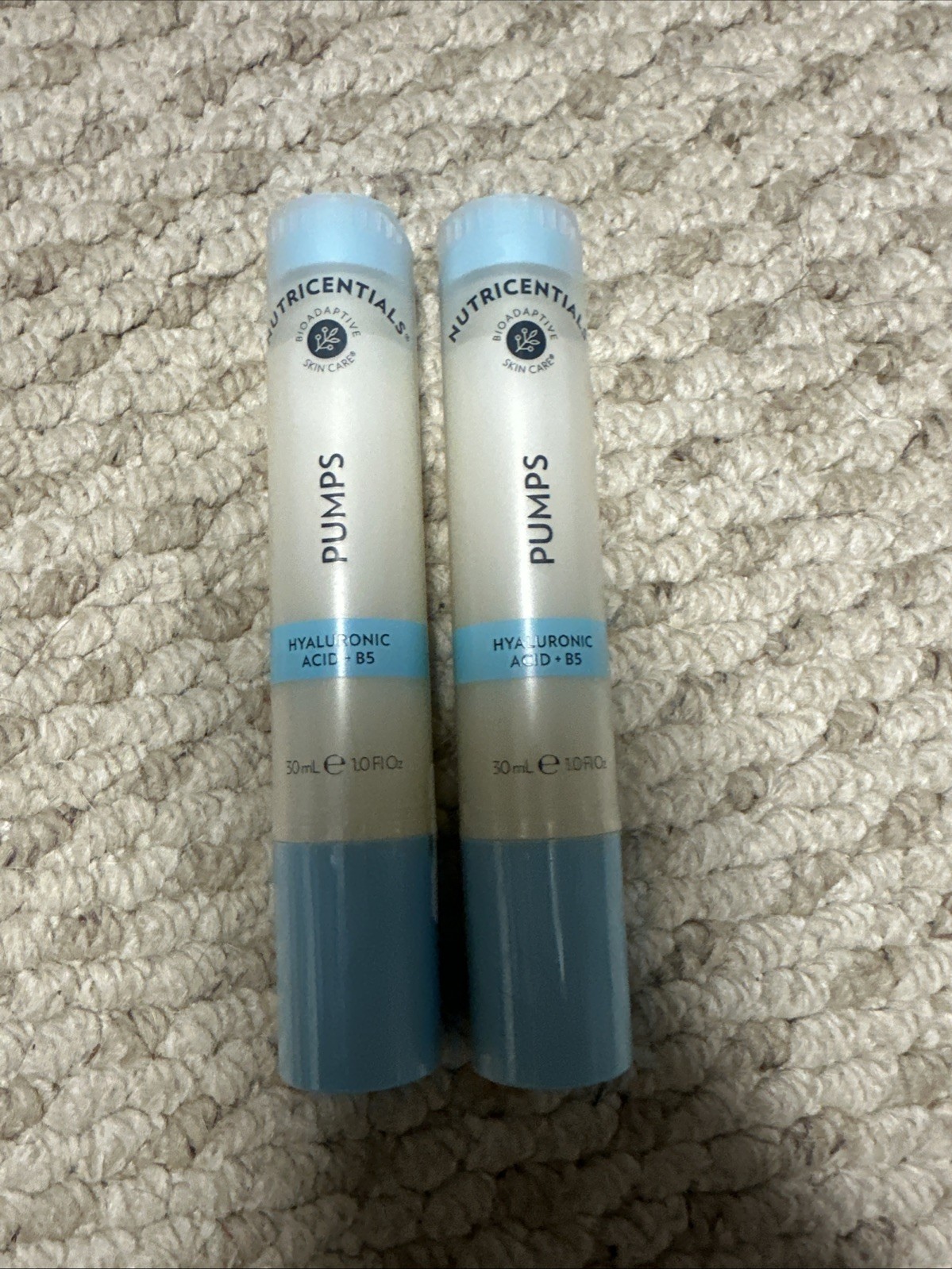 NEW! Nu Skin Nuskin Nutricentials Hylauronic Acid + B5 Pump Lot Of 2