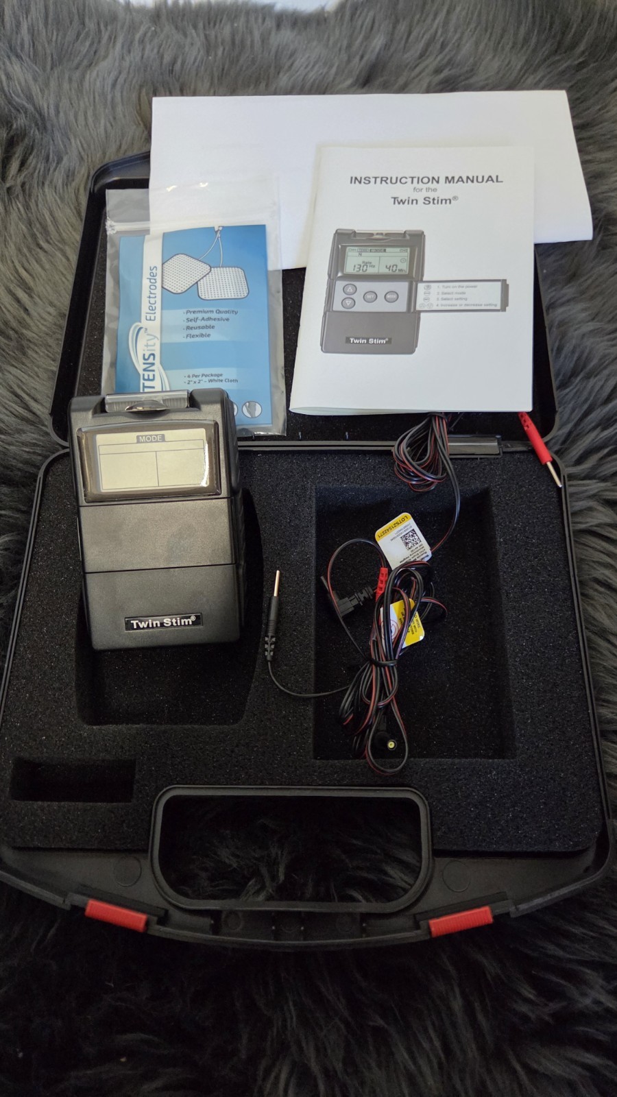 Roscoe Medical Twin Stim TENS EMS Device Combo