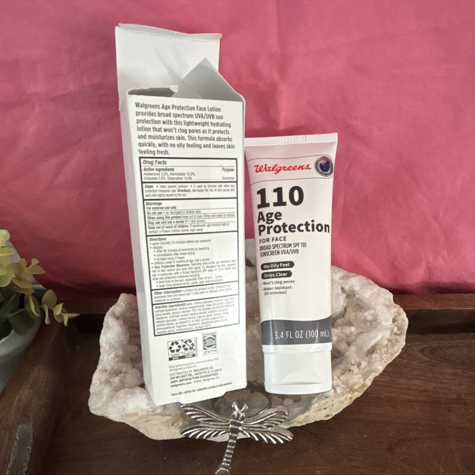 Walgreens Age Protection Face Lotion SPF 110 Broad Spectrum 3.4 oz