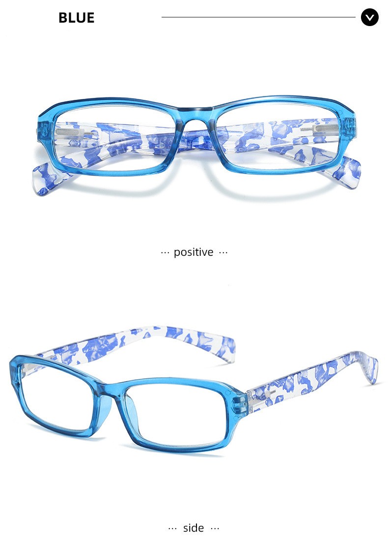 5 pack Spring Hinge Anti Blue Light Reading Glasses +1.0 1.5 2.0 2.5 3.0 3.5 4.0
