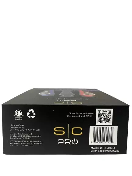 STYLECRAFT INSTINCT PROFESSIONAL VECTOR MOTOR CORDLESS HAIR TRIMMER – BRAND NEW