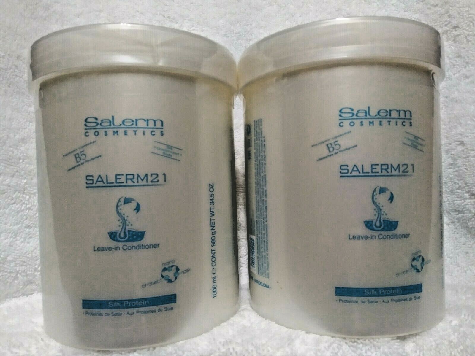 Salerm 21 B5 Silk Protein Leave-In Conditioner 34.5 oz / 1000 ml (2 UNITS)