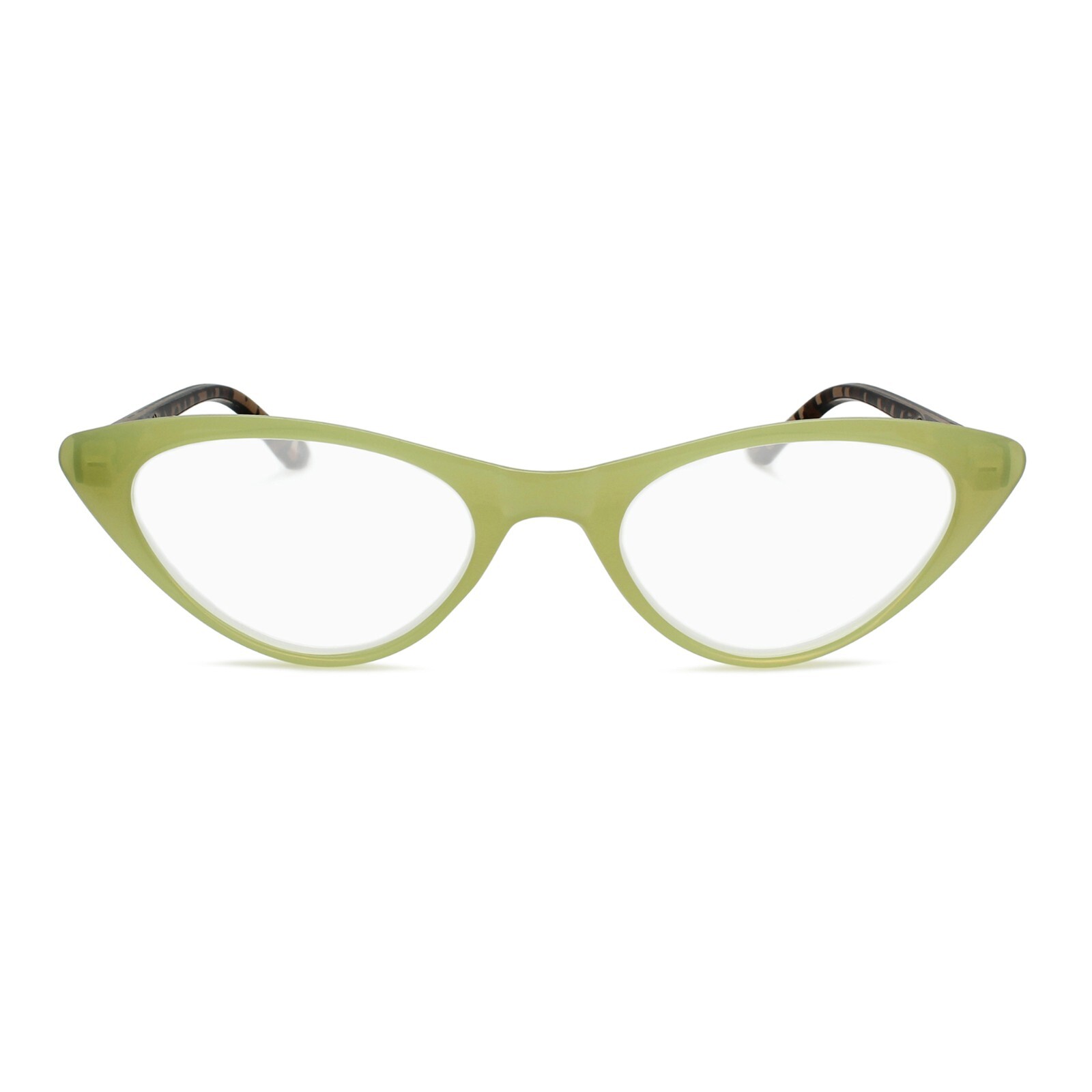 Women’s Cat Eye Reading Glasses Readers for Small Face Yellow Blue