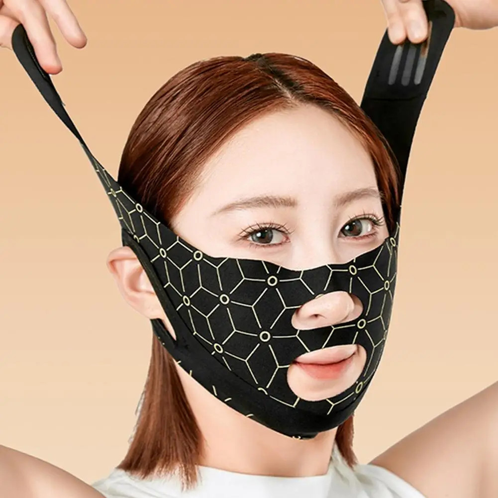 Face Lifting Tapes, Mask, Adjustable Toning Belts,reusable Chi